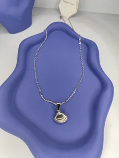 گردنبند پلاک صدف